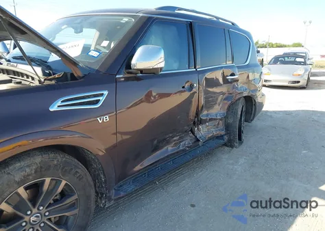 2019 Nissan Armada Platinum из США, поврежденный, VIN JN8AY2NF2K9352862